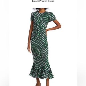 COPY - RHODE Lulani Printed Dress - woven geo purple - 10